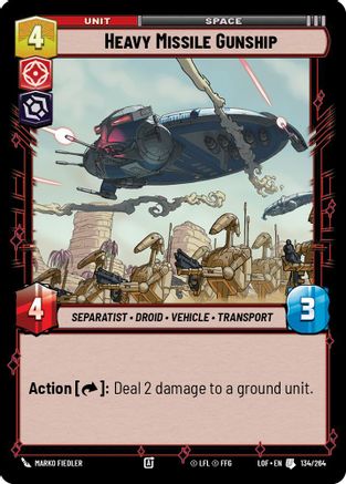 Heavy Missile Gunship (134/264) [Legends of the Force]