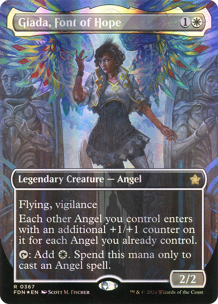 Giada, Font of Hope (FDN-367) [Foundations] (Borderless) Foil