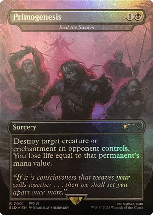 Primogenesis - Feed the Swarm (Rainbow Foil) (SLD-7001) [Secret Lair Drop Series] Foil