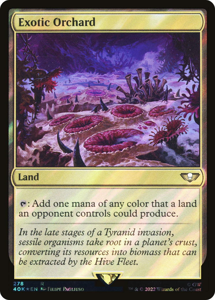 Exotic Orchard (40K-278★) [Warhammer 40,000 Commander] Foil