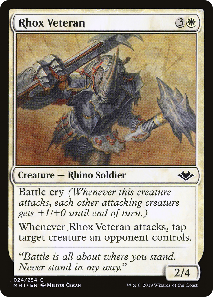 Rhox Veteran (MH1-024) [Modern Horizons]