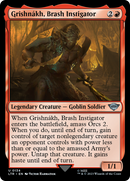 Grishnákh, Brash Instigator (LTR-134) [The Lord of the Rings: Tales of Middle-earth] Foil