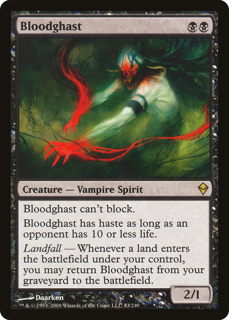 Bloodghast (ZEN-083) [Zendikar] Foil