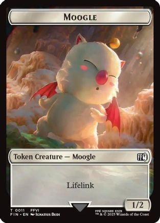 Moogle (0011) // Copy (0001) Double-Sided Token (FIN-11 // 1) [FINAL FANTASY] Foil