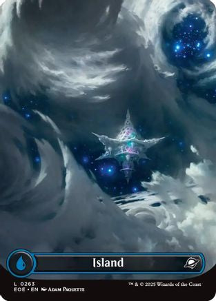 Island (0263) (Borderless) (EOE-263) [Edge of Eternities] Foil