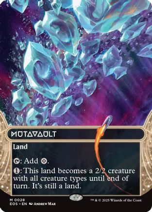 Mutavault (0028) (Borderless) (EOS-028) [Edge of Eternities: Stellar Sights]