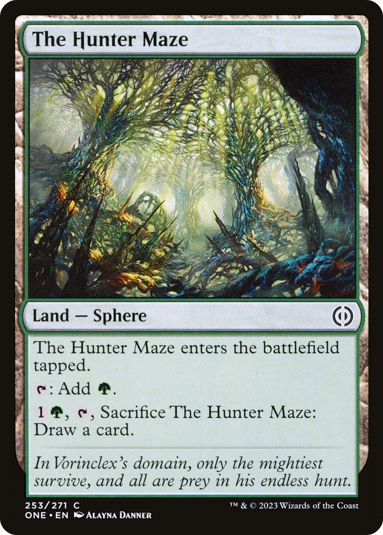 The Hunter Maze (ONE-253) [Phyrexia: All Will Be One] Foil