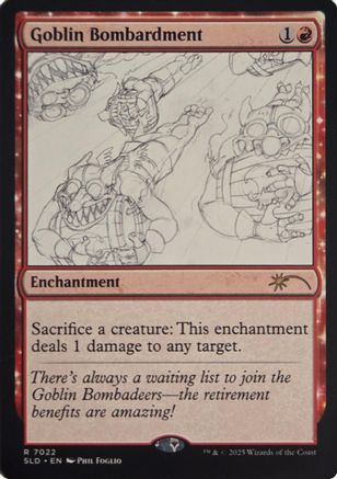 Goblin Bombardment (7022) (SLD-7022) [Secret Lair Drop Series]