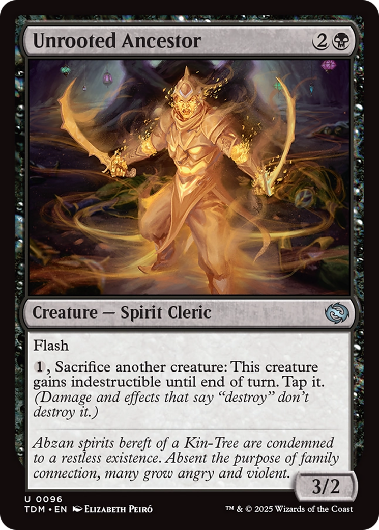 Unrooted Ancestor (TDM-096) [Tarkir: Dragonstorm]
