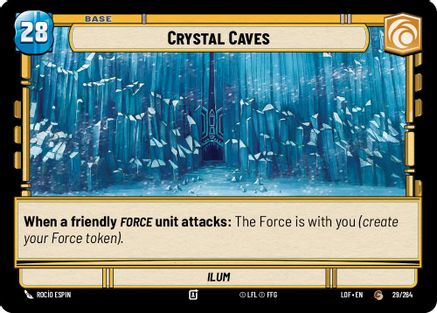 Crystal Caves // Force (029/264 // T03/T03) [Legends of the Force]