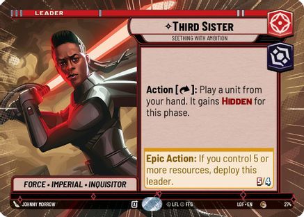 Third Sister - Seething With Ambition (Hyperspace) (274) [Legends of the Force]