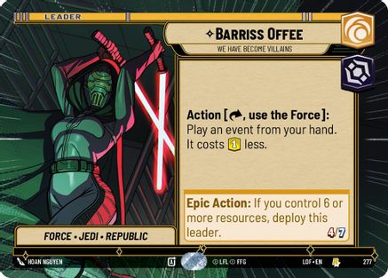 Barriss Offee - We Have Become Villains (Hyperspace) (277) [Legends of the Force]