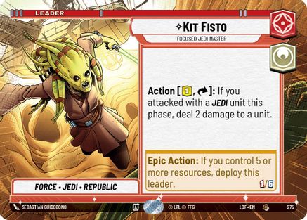 Kit Fisto - Focused Jedi Master (Hyperspace) (275) [Legends of the Force]