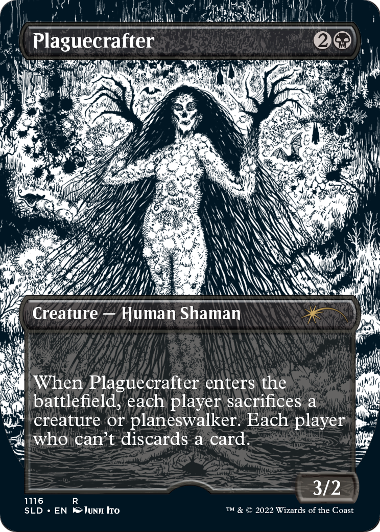 Plaguecrafter (Borderless) (SLD-1116) (Borderless) [Secret Lair Drop]