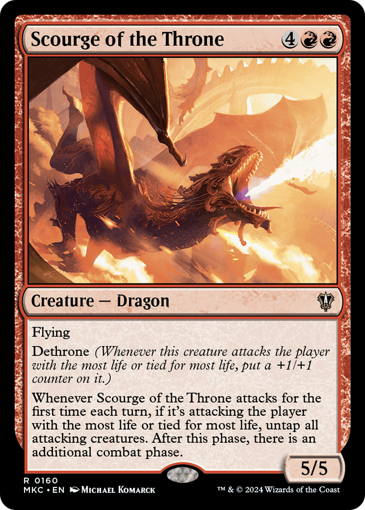 Scourge of the Throne (MKC-160) [Murders at Karlov Manor Commander]