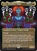 Kess, Dissident Mage (SLD-1167) [Secret Lair Drop] (Borderless) Foil