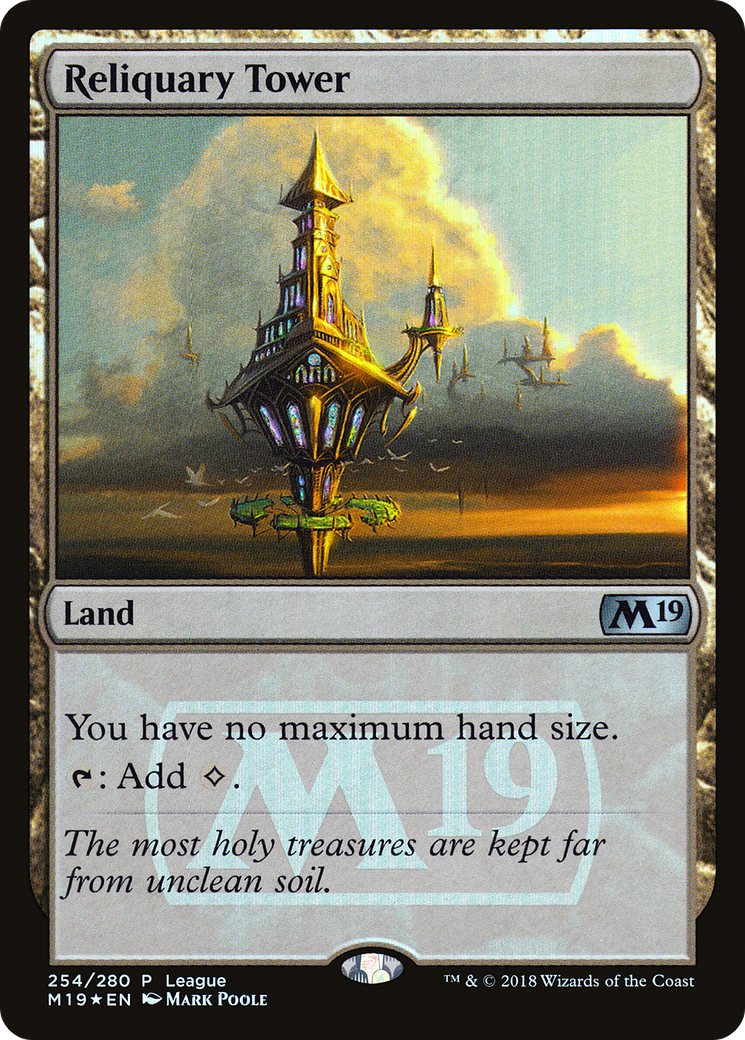 Reliquary Tower (LEP-254) [Core Set 2019 Promos] Foil
