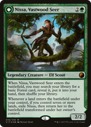 Nissa, Vastwood Seer // Nissa, Sage Animist (V17-015) [From the Vault: Transform]: (originpwdfc) Foil