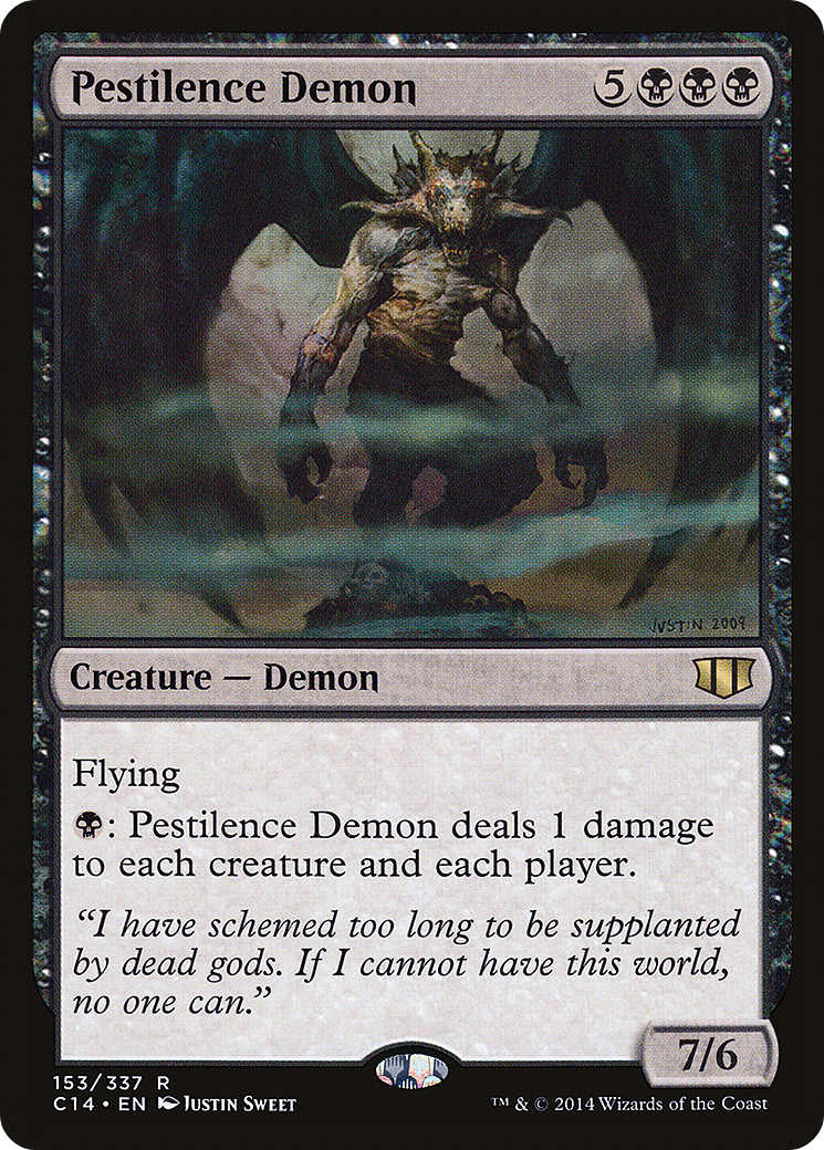 Pestilence Demon (C14-153) [Commander 2014]