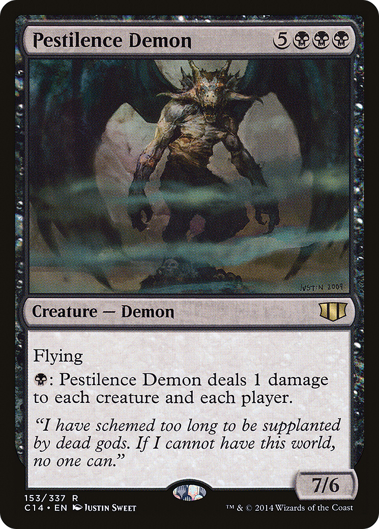 Pestilence Demon (C14-153) [Commander 2014]