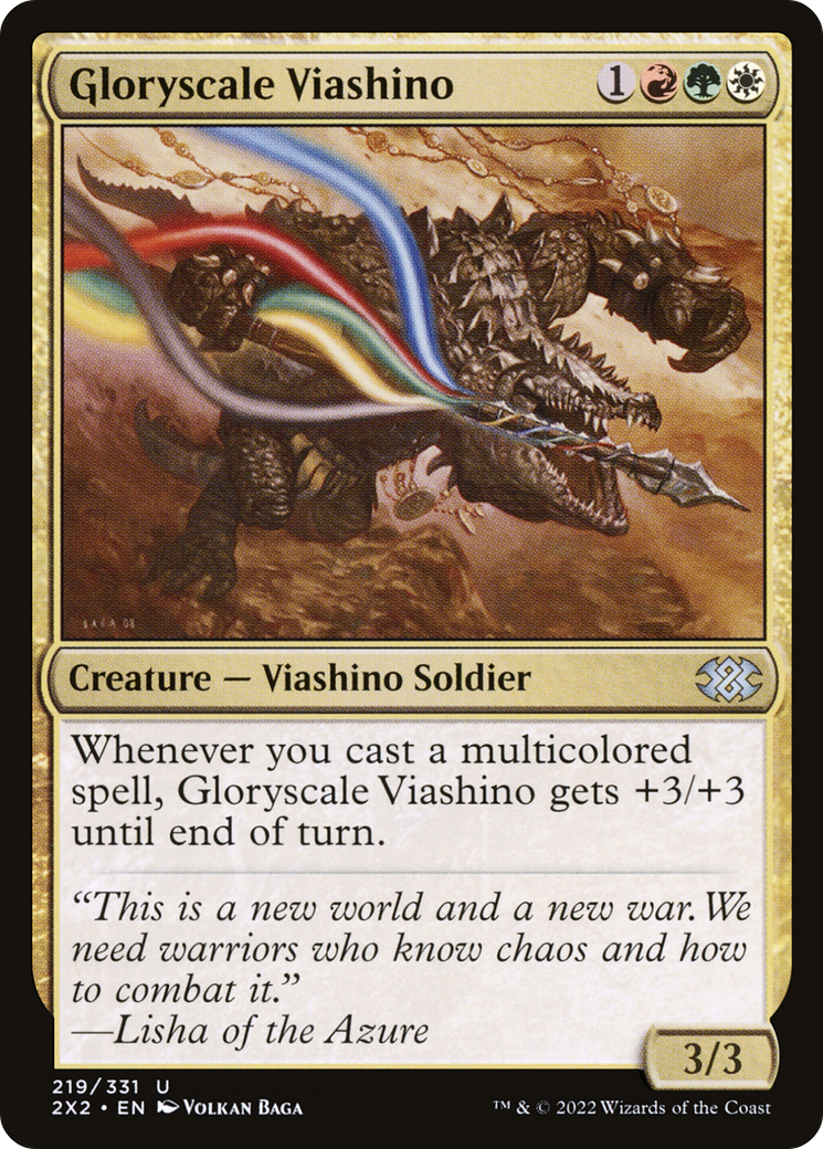 Gloryscale Viashino (2X2-219) [Double Masters 2022]
