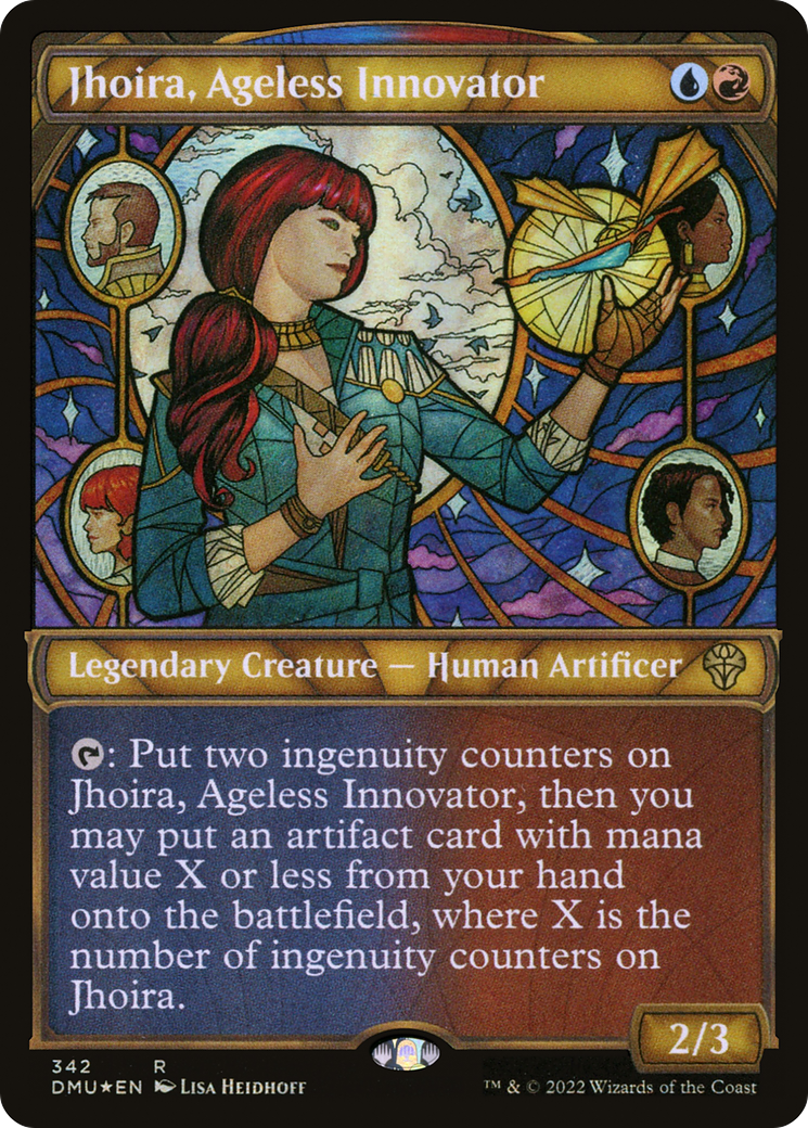 Jhoira, Ageless Innovator (DMU-342) [Dominaria United]: (Showcase) Foil