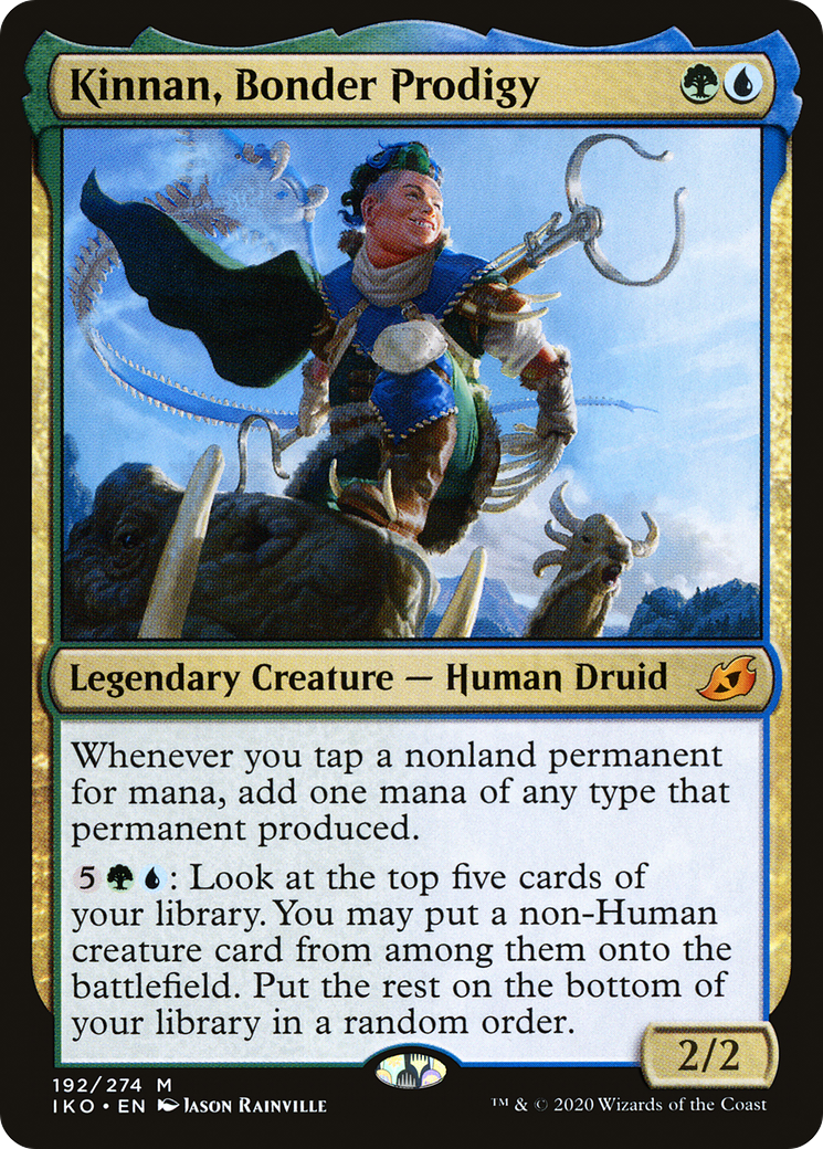 Kinnan, Bonder Prodigy (IKO-192) [Ikoria: Lair of Behemoths]