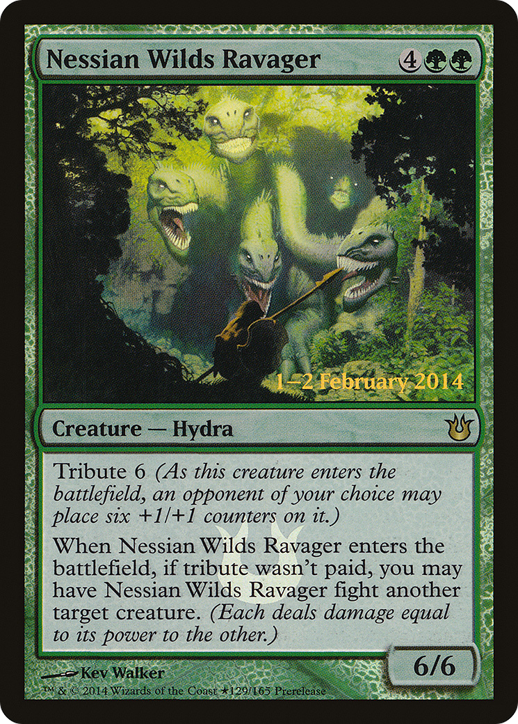 Nessian Wilds Ravager (PRE-129★) [Born of the Gods Promos] Foil