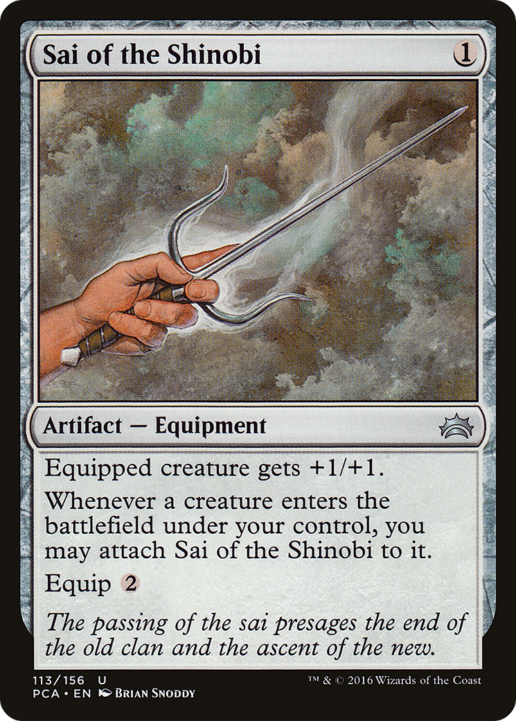 Sai of the Shinobi (PCA-113) [Planechase Anthology]