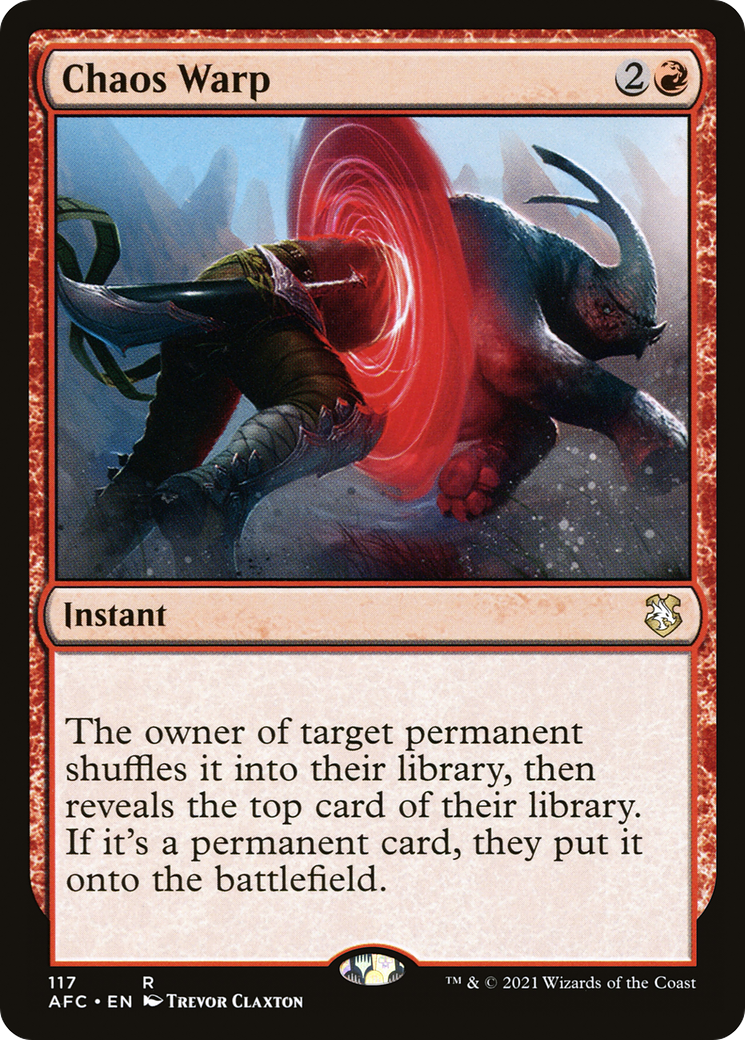 Chaos Warp (AFC-117) [Forgotten Realms Commander]