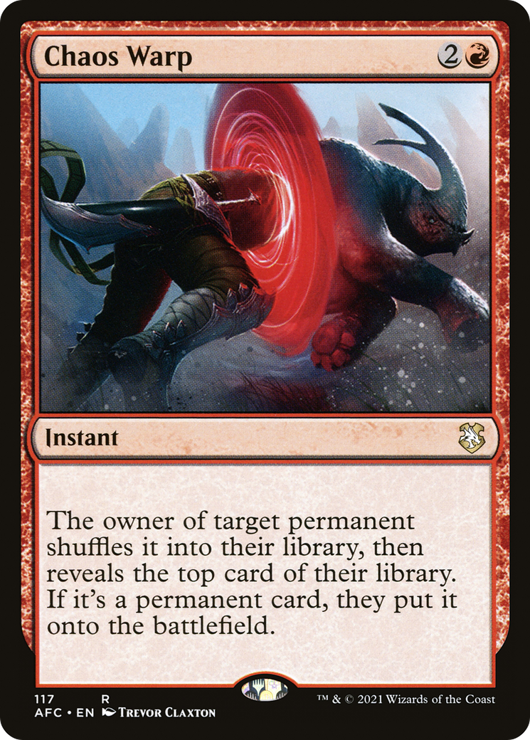 Chaos Warp (AFC-117) [Forgotten Realms Commander]