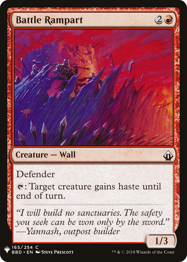 Battle Rampart (LIST-BBD-165) [The List]