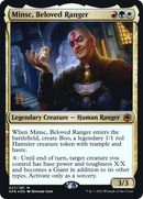 Minsc, Beloved Ranger (PRE-227S) [Adventures in the Forgotten Realms Promos] Foil