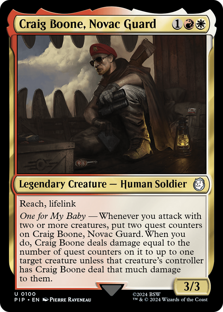 Craig Boone, Novac Guard (PIP-100) [Fallout] Foil