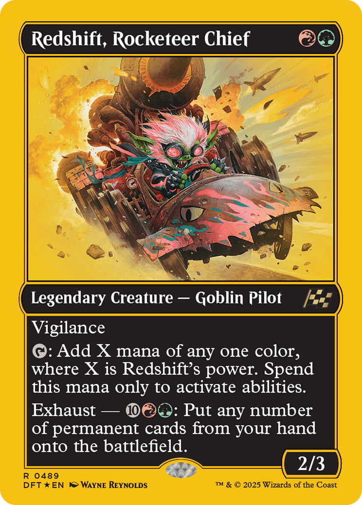 Redshift, Rocketeer Chief (DFT-489) [Aetherdrift] Foil