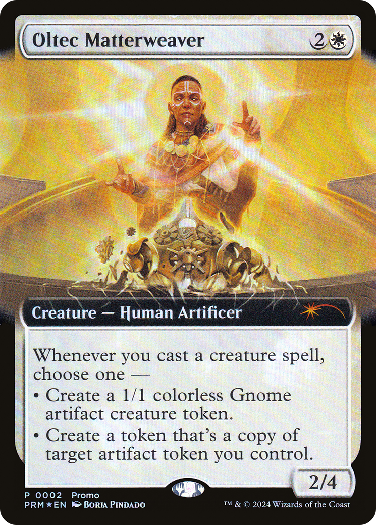 Oltec Matterweaver (LARP-002) [Wizards Play Network 2024]: (Extended Art) Foil