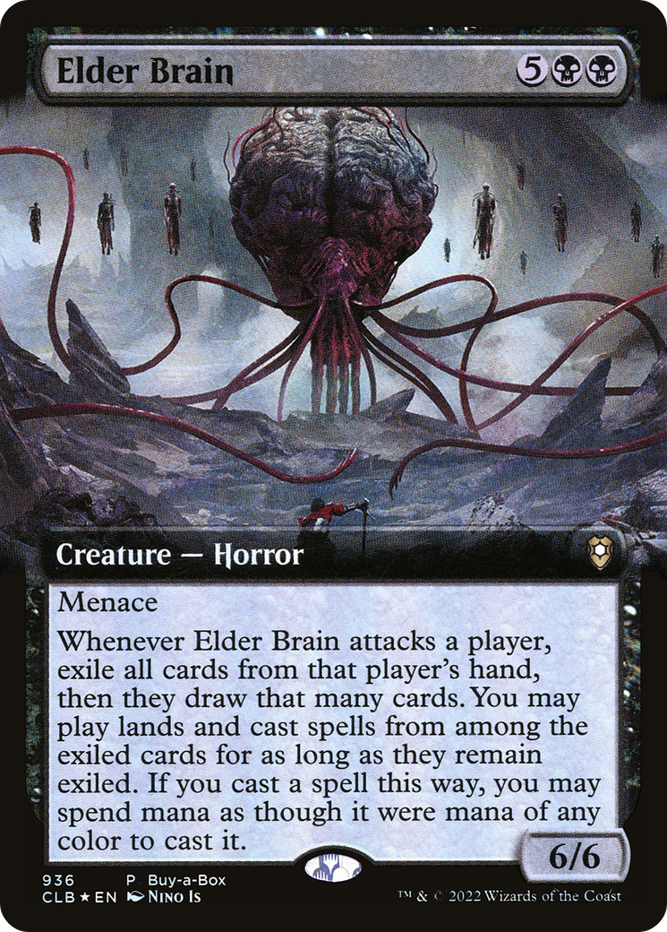 Elder Brain (BABP-936) [Commander Legends: Battle for Baldur's Gate]: (Extended Art) Foil