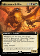 Gluttonous Hellkite (M3C-073) [Modern Horizons 3 Commander]: (Extended Art) Foil