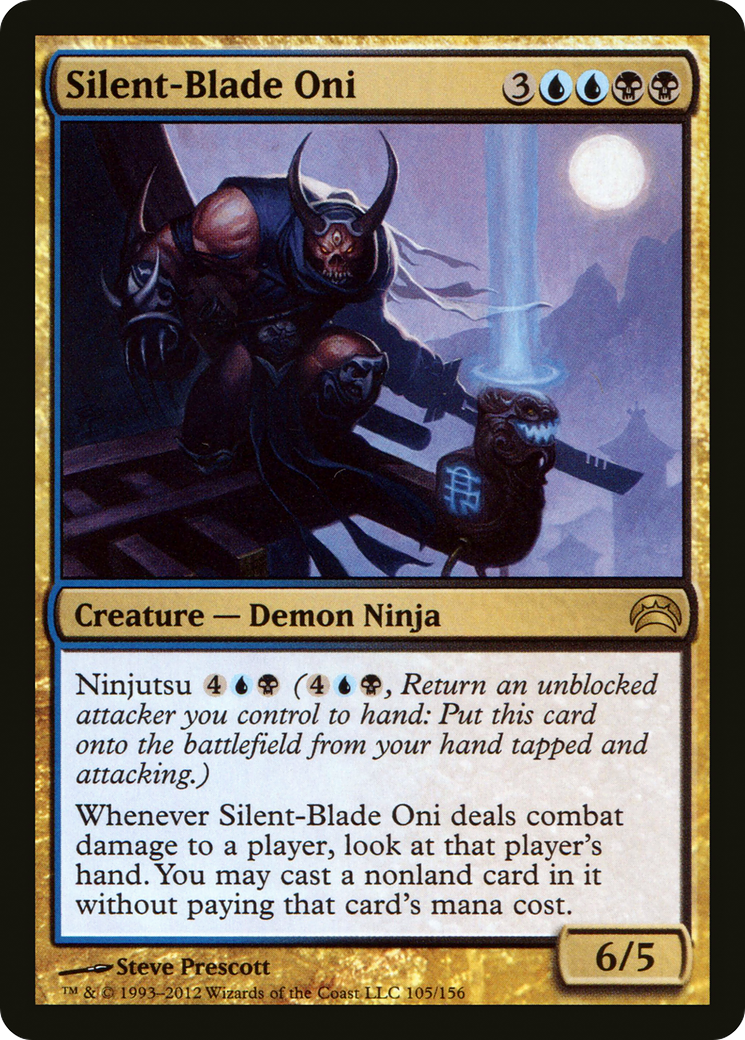 Silent-Blade Oni (PC2-105) [Planechase 2012]
