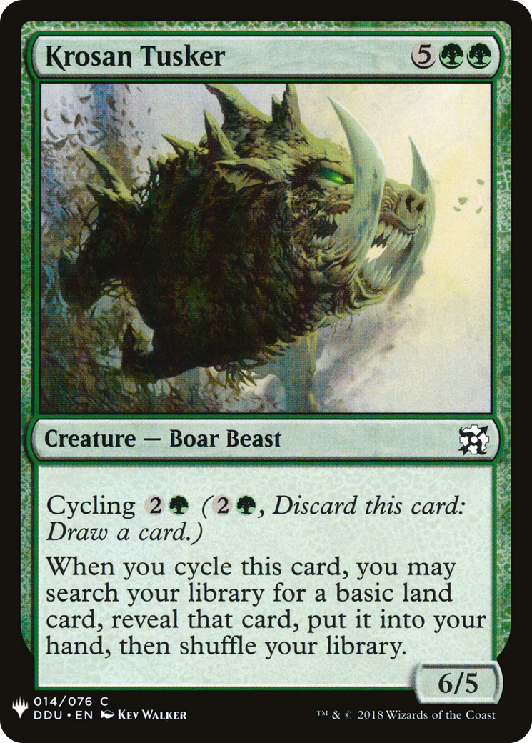 Krosan Tusker (DDU) (LIST-DDU-14) [The List]