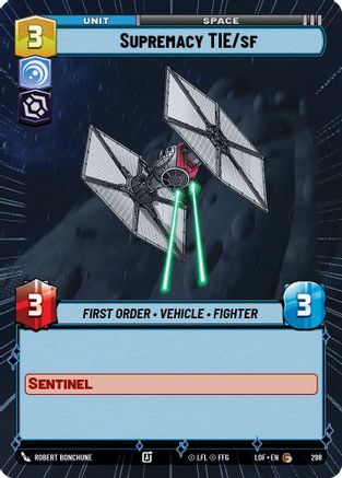 Supremacy TIE/sf (Hyperspace) (298) [Legends of the Force]