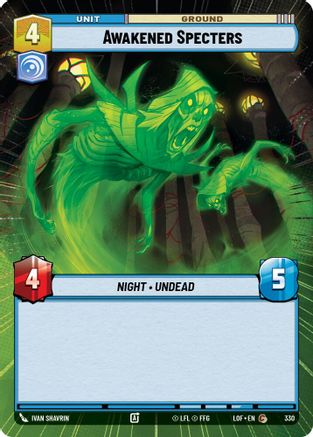 Awakened Specters (Hyperspace) (330) [Legends of the Force]
