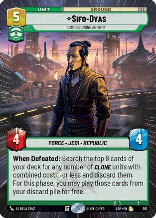 Sifo-Dyas - Commissioning An Army (Hyperspace) (381) [Legends of the Force]