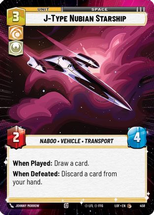 J-Type Nubian Starship (Hyperspace) (458) [Legends of the Force]