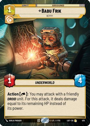 Babu Frik - Heyyy! (Hyperspace) (470) [Legends of the Force]
