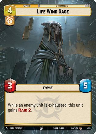 Life Wind Sage (Hyperspace) (476) [Legends of the Force]