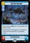 Size Matters Not (Foil) (558) [Legends of the Force] Foil