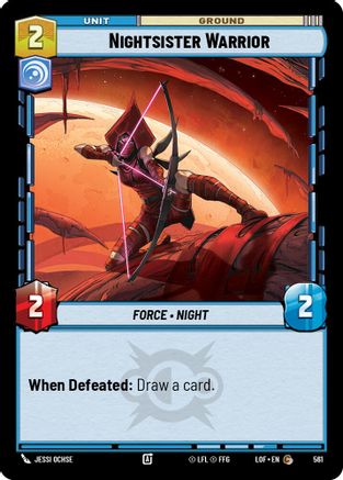 Nightsister Warrior (Foil) (561) [Legends of the Force] Foil