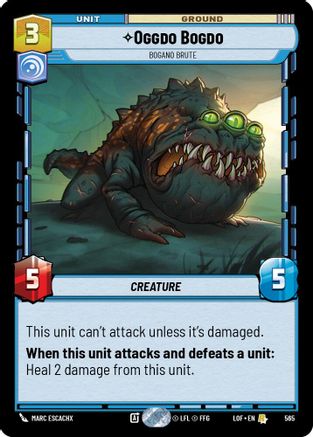 Oggdo Bogdo - Bogano Brute (Foil) (565) [Legends of the Force] Foil