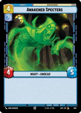 Awakened Specters (Foil) (568) [Legends of the Force] Foil